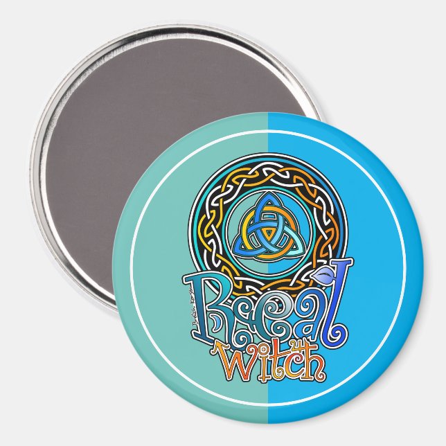Real Hexe Magnet (Vorderseite/Rückseite)