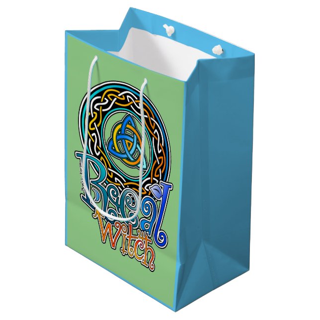 Real Hexe Mittlere Geschenktüte (Vorderseite Schrägansicht)