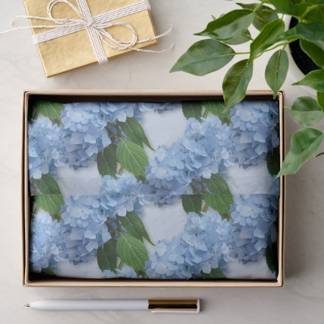 Real Hydrangea-Blume Seidenpapier (Geschenk)