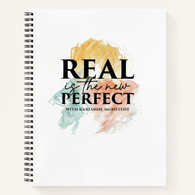 Real ist das neue Perfect Journal Notizbuch (Vorderseite)