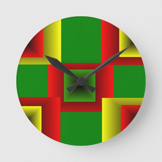 REAL JAMAICA RUNDE WANDUHR (Vorderseite)