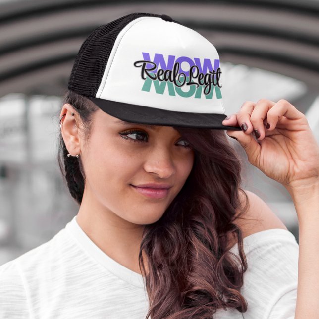 Real Legit Wow Mama Truckerkappe (Von Creator hochgeladen)