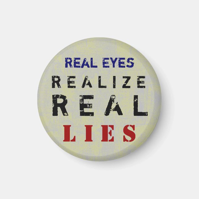 REAL LIES ~ Magnet Truism (Vorne)