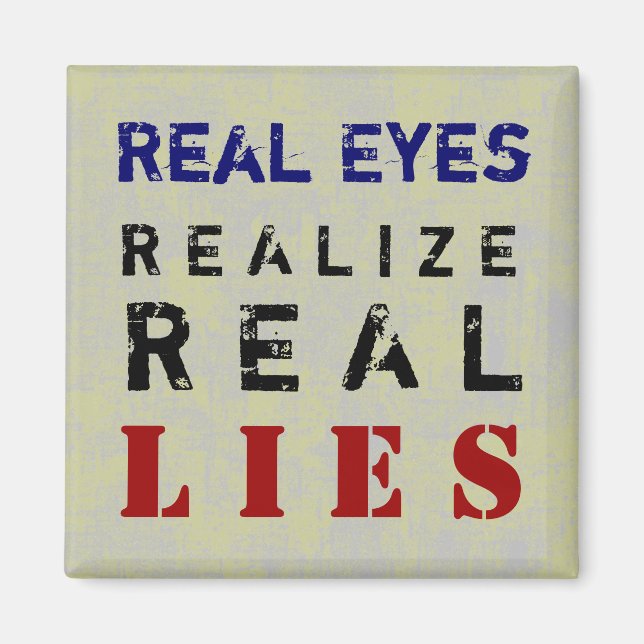 REAL LIES ~ Magnet Truism (Vorne)