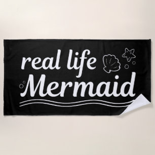 Real Life Mermaid Strandtuch