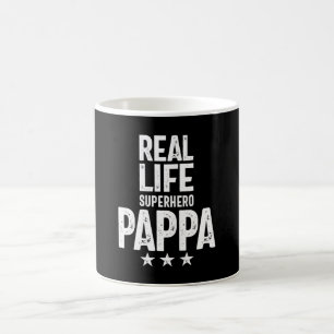 Real Life Superhero Pappa Father Gift Kaffeetasse