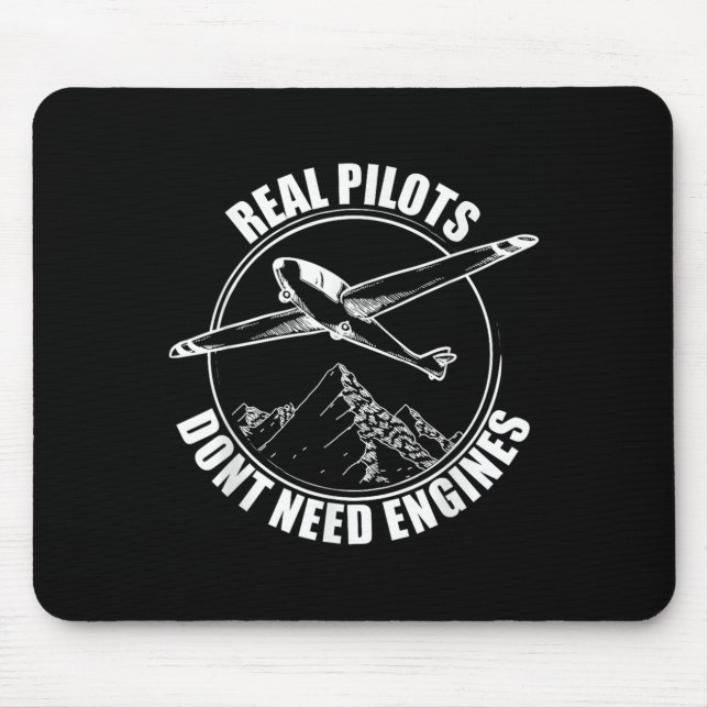 Real Lots Dont Need Engines - Glider Lot Gift  Mousepad (Vorne)
