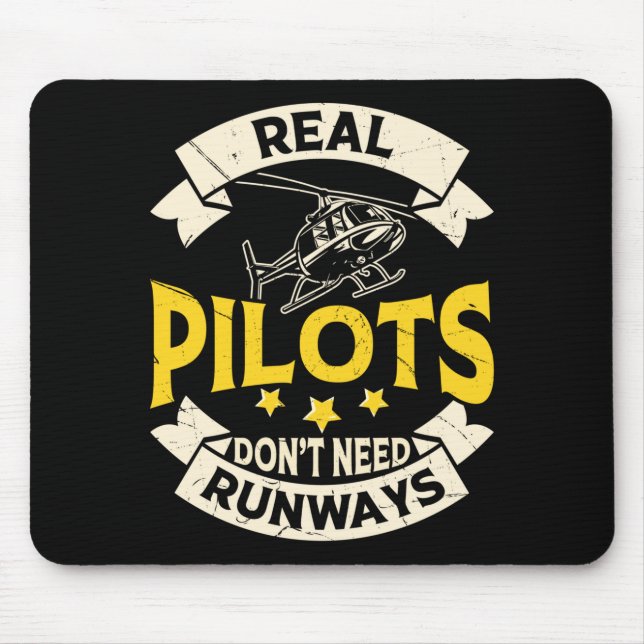 Real Lots Dont Need Runways Long Sleeve  Mousepad (Vorne)