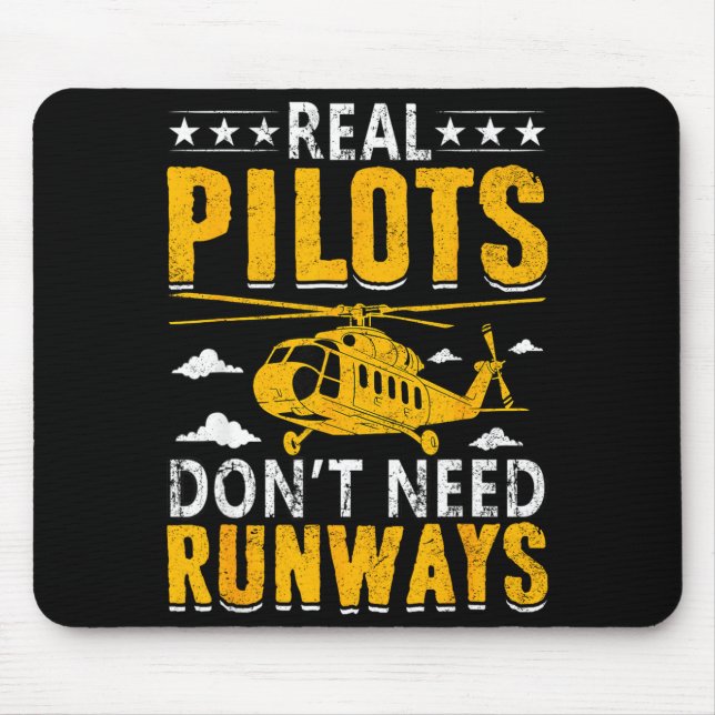 Real Lots Don't Need Runways  Mousepad (Vorne)