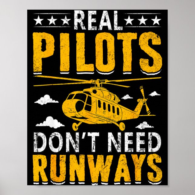 Real Lots Don't Need Runways  Poster (Vorne)