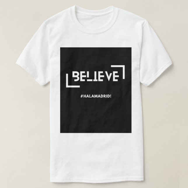 Real Madrid fan merch T-Shirt (Design vorne)