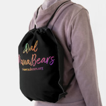 Real MamaBears Drawstring Backpack