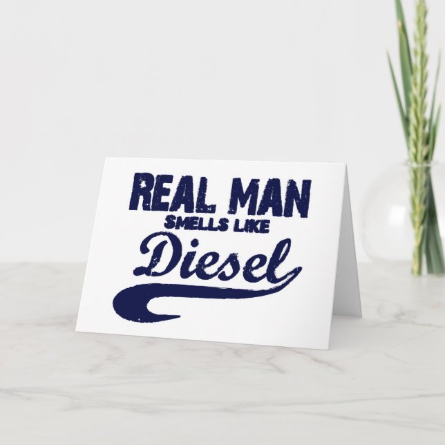 Real Man Feiertagskarte (Vorderseite)