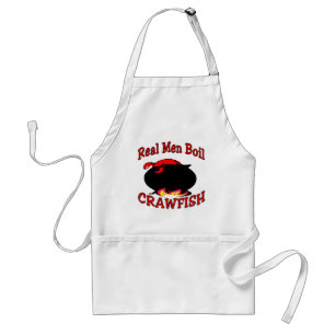 Real Men Boil Crawfish Schürze