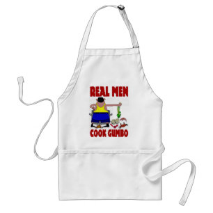Real Men Cook Gumbo Schürze