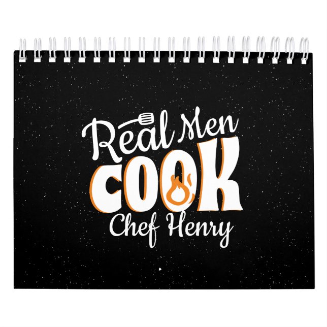 Real Men Cook mit Zitaten Kalender (Titelbild)