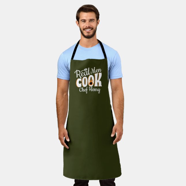 Real Men Cook Schürze (Getragen)