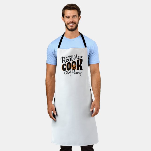 Real Men Cook Schürze (Getragen)