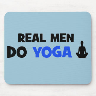 Real Men Do Yoga - Einzigartige Yoga-Geschenke Mousepad