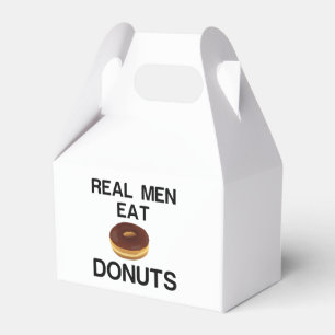 REAL MEN EAT DONUTS GESCHENKSCHACHTEL