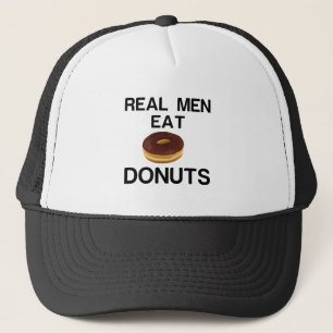 REAL MEN EAT DONUTS TRUCKERKAPPE