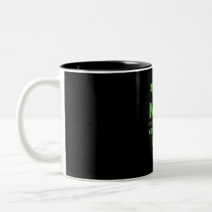 Real Men essen Gemüse Zweifarbige Tasse