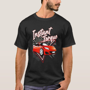 Real Men fahren elektrische Auto E-Car Plug-In Tor T-Shirt