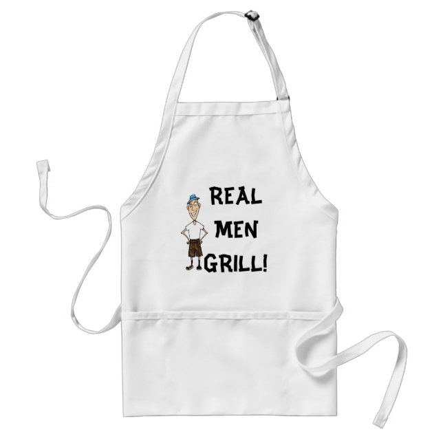 Real Men Grill Schürze (Vorne)