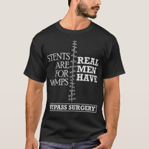 Real Men haben Bypass Operation Open Heart Operati T-Shirt