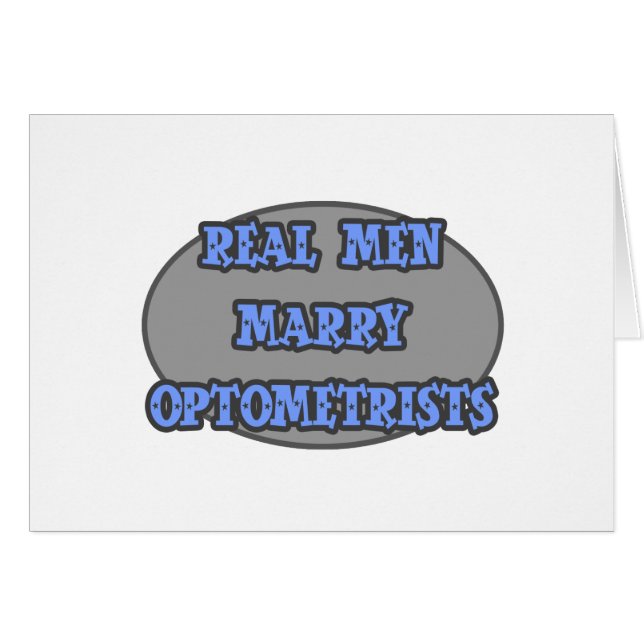 Real Men heiraten Optometristen (Vorderseite (Horizontal))