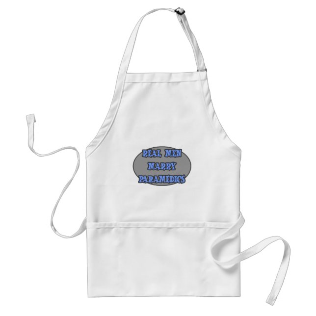 Real Men heiraten Paramedics Schürze (Vorne)