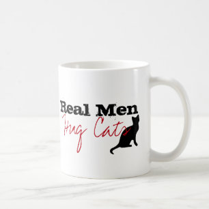 Real Men Hug Cats Kitty Liebe Funny Tasse