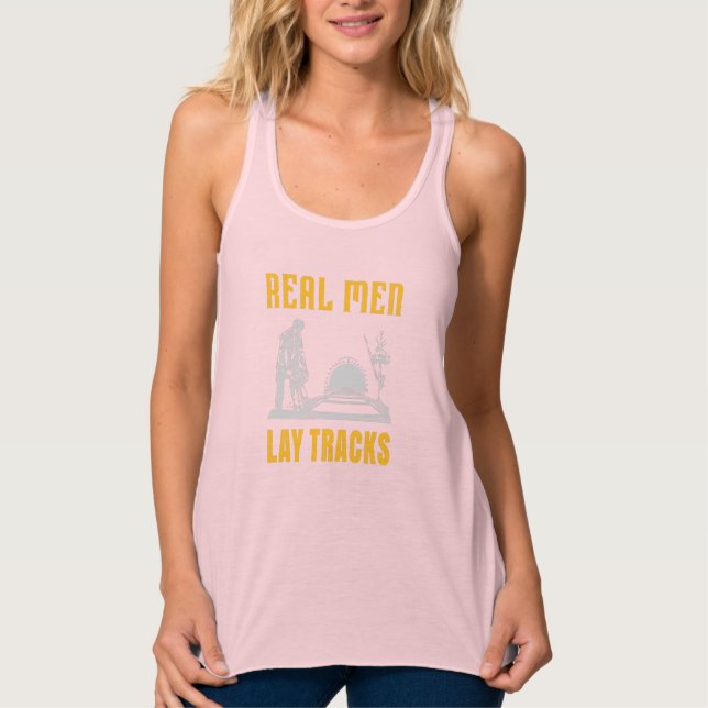 Real men legendäre Tracks Tank Top (Vorderseite)
