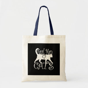 Real Men Liebe Cats Logotype Tragetasche