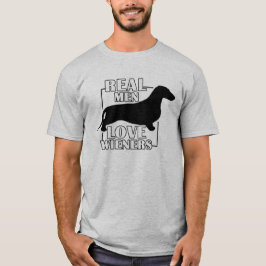Real Men LIEBE Dackeln T-Shirt