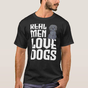 Real Men Liebe Hunde Deutsche Schäferhunde Hunde f T-Shirt