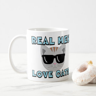 REAL MEN LOVE CATS KAFFEETASSE