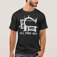 Real Men nähen Vintage Kettensägemaschine