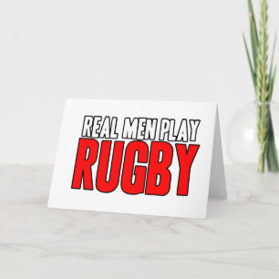 Real Men Play Rugby Karte