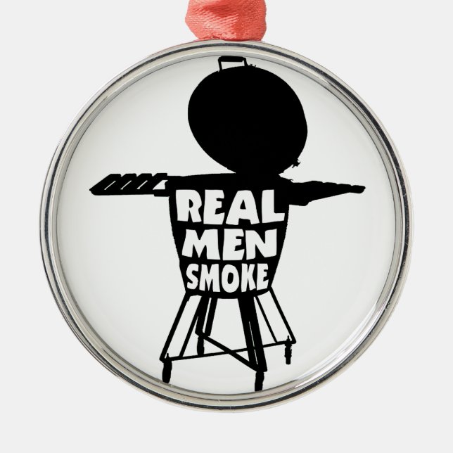 REAL MEN RAUCH ORNAMENT AUS METALL (Vorne)