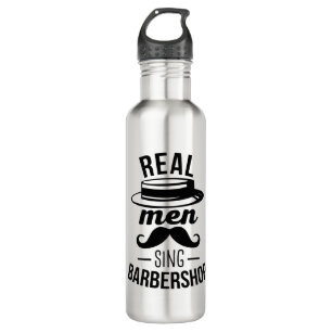 Real Men Sing Barbershop Edelstahlflasche