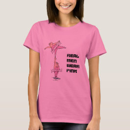 Real Men tragen Pink Fat Tutu Ballett Shirt