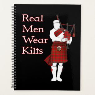 Real Men Wear Kilts Funny Scottish Planer
