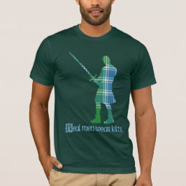 Real Men Wear Kilts MacDonald Scottish Tartan T-Shirt