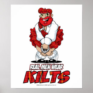 Real Men Wear Kilts Poster