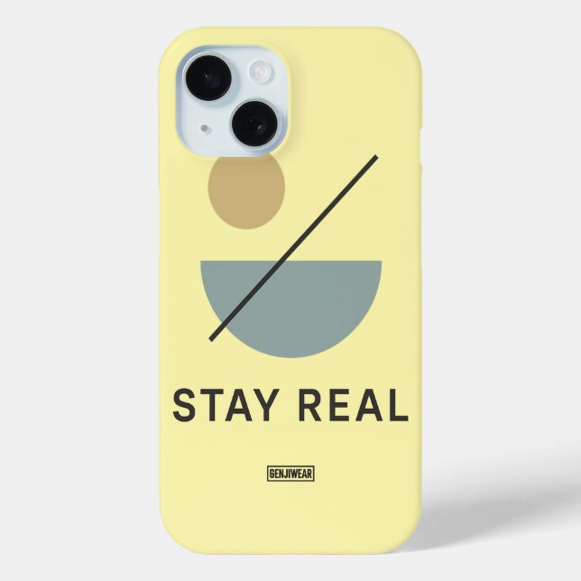 REAL Modern Minimalistisch Phone Case - GENJIWEAR  (Rückseite)