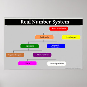 Real Number System Match Poster