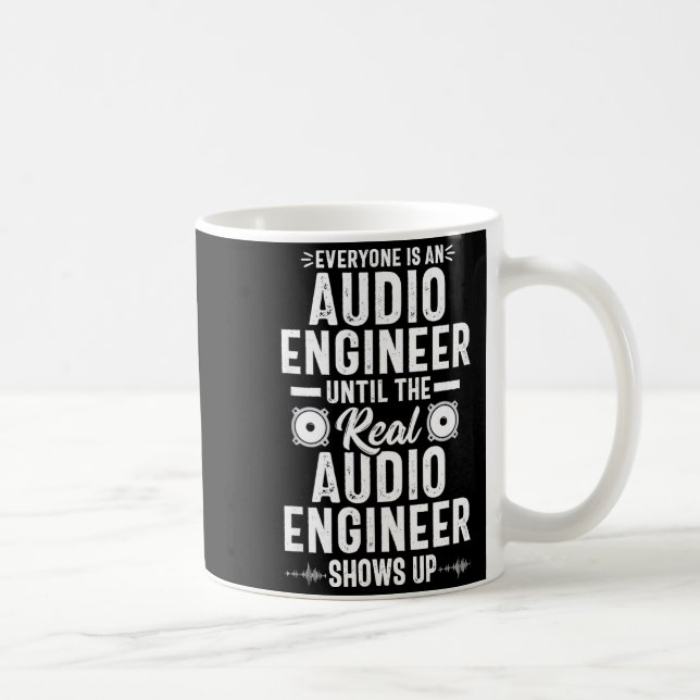 Real O Engineer Sound Engineering Funny Quote  Kaffeetasse (Rechts)