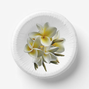 Real Plumeria Frangipani Blume Pappteller