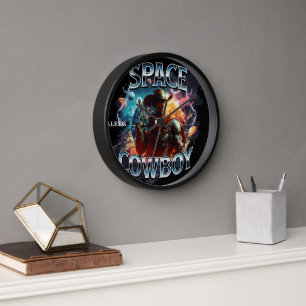 Real Space Cowboy im Weltraum Uhr